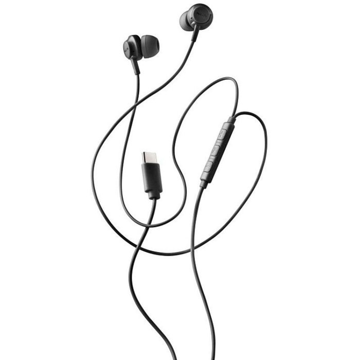 NGS Cross Step Auriculares Intrauditivos USB-C Negros